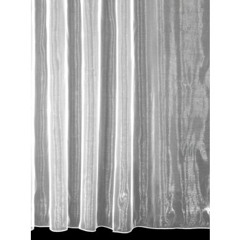 Mantis organzová záclona UNI 504/601 s olůvkem, bílá, výška 300cm ( v metráži)