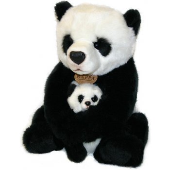 panda s mládětem 27 cm