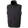 Pánská vesta Result fleecová vesta R116X black