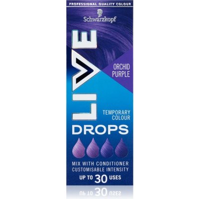 Schwarzkopf Live Drops barva na vlasy Orchid Purple 30 ml – Zboží Mobilmania