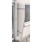 Gutta Guttavordach boční stěna PT/GR akryl 185 x 60 cm černá / čirá 7220207 – Hledejceny.cz