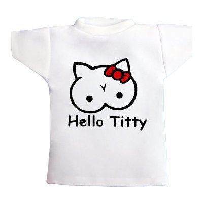 Tričko na láhev Hello titty – Zboží Dáma
