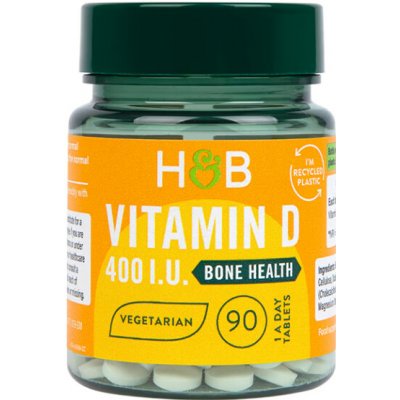 Holland & Barrett Vitamín D3 400 IU 90 tablet – Hledejceny.cz