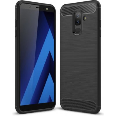 Pouzdro JustKing plastové s broušenou texturou Samsung Galaxy A6 Plus 2018 - černé – Zboží Mobilmania