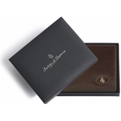 Castelijn & Beerens Pánská kožená peněženka RFID v dárkové krabičce 804193 MO tmavě hnědá