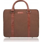 Paolo Peruzzi Textilní taška přes rameno a ruky do práce hnědá – Hledejceny.cz