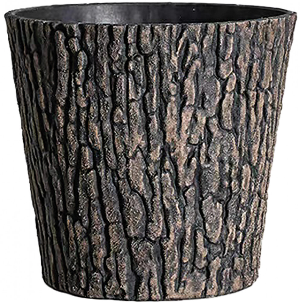 Nohel-Garden Nohelgarden květináč WOODEFF RUSTIC walnut dekor dřevo d30x38 cm