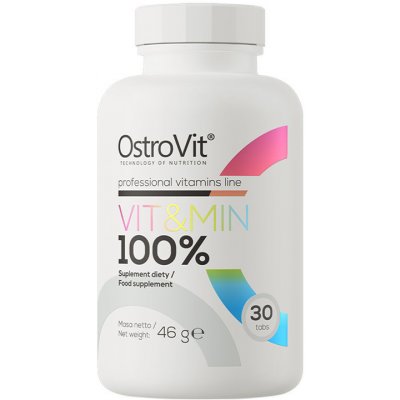OstroVit 100% VIT&MIN 30 tablet – Hledejceny.cz