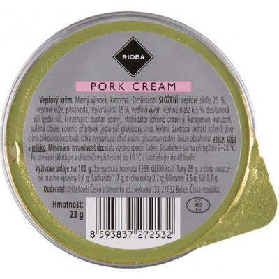 Rioba Krém vepřový 23 g – Sleviste.cz