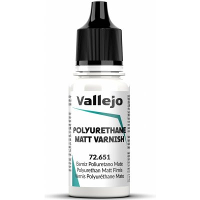 Vallejo: Polyurethane Matt Varnish 18ml – Zboží Živě