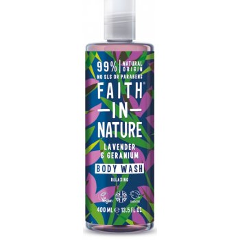 Faith in Nature přírodní sprchový gel Levandule 400 ml