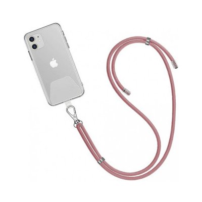 Winner WG Crossbody lace strap/transparent/pink, 10951 – Zboží Živě