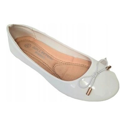 Dívčí baleríny lakované k prvnímu svatému přijímání bílé – Sleviste.cz