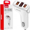 Nabíječka do auta 2x USB-A + tester napětí akumulátoru 3.1A 12/24V AMiO-03887