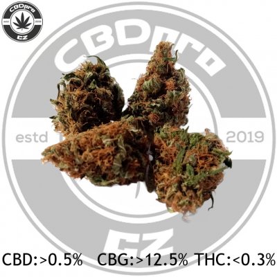 CBG Force Květ CBD 0.5% THC 0,2% 1 g – Zboží Mobilmania