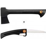 Set FISKARS sekera univerzální A6+pilka zahradní SW16 SOLID – Hledejceny.cz