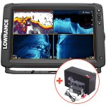 Lowrance echolot Elite 12Ti² se sondou Active Imaging 3v1 – Sleviste.cz