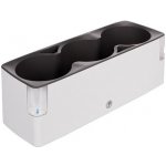 PLASTKON květináč COBBLE TRIO samozavl. dekorativní 40x14 cm ledově BÍ – HobbyKompas.cz