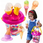 Teddies Sada na písek kbelík formičky zmrzlina Modrá – Sleviste.cz