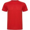 Pánské sportovní tričko Roly tričko Montecarlo sportovní pánské krátký rukáv E0425-60 červená