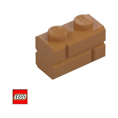 LEGO® 98283 Kostka 1x2 zděná cihla Tmavě-Nugátová – Hledejceny.cz