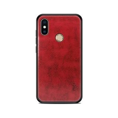 Pouzdro MOF gelové s PU koženémi zády Xiaomi Mi A2 - červené – Zboží Živě