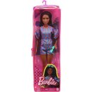 Panenky Barbie Barbie Modelka Černoška srdíčka