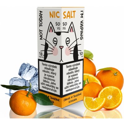 EXPRAN GmbH Not Today SALT – Orange Tangerine Koolada 10 ml 18 mg – Zboží Mobilmania