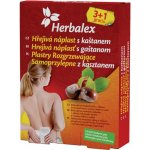 Herbalex Hřejivé náplati s kaštanem 4 ks + bederní pás – Zbozi.Blesk.cz