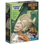 CLEMENTONI Science&Play ArcheoFun Piraňa svítící ve tmě – Zboží Dáma