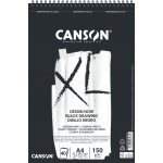 Canson XL Dessin Noir Skicák v kroužkové vazbě A4 150g 40 listů – Zboží Dáma
