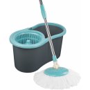 Pro CleanLife Rotační mop s kbelíkem Eva šedá modrá