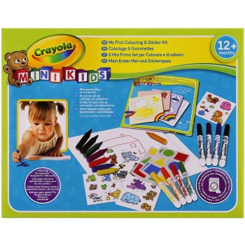 Crayola Moje první sada omalovánek a nálepek