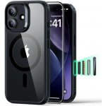 ESR Classic Hybrid HaloLock MagSafe pouzdro + tvrzené sklo pro iPhone 17 černé – Zboží Živě