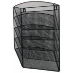 DONAU Nástěnný odkladač Office Set, 315 x 440 x 120 mm, kov - černý – Zboží Mobilmania
