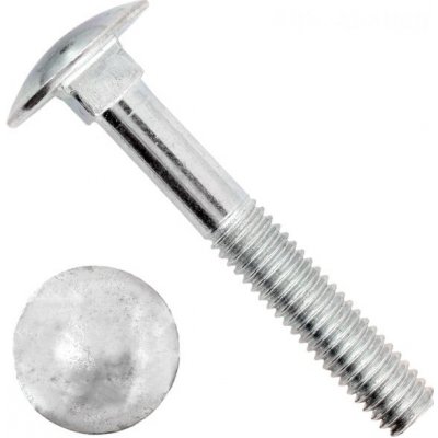Šroub vratový metrický DIN 603 M6x40 Zn – Zboží Mobilmania
