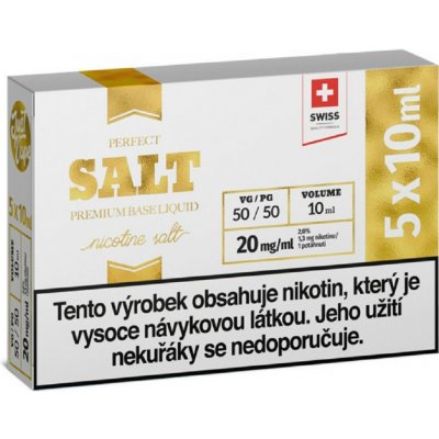 JustVape MTL Salt PG50/VG50 20mg 5x10ml – Sleviste.cz