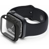 Obal a kryt k chytrým hodinkám Belkin Screenforce TemperedCurve 2v1 pouzdro s tvrzeným sklem pro Apple Watch 45mm - černé OVG004zzBK