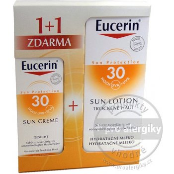 Eucerin Sun hydratační mléko na opalování SPF30 150 ml