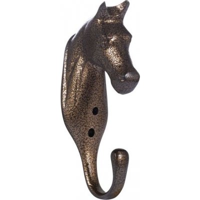 HKM Věšák ve tvaru hlavy koně bronze – Zboží Mobilmania