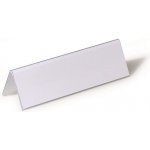 Jmenovka na stůl DURABLE 61/122x210mm, balení 25ks – Sleviste.cz
