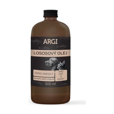 Allpets, s.r.o. Lososový olej ARGI 500ml – Zboží Mobilmania