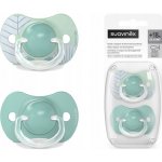 Suavinex silikon fyziologický Forest modrá 2 ks – Zboží Dáma