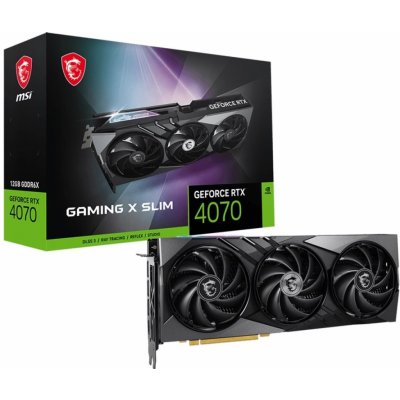 MSI GeForce RTX 4070 GAMING X SLIM 12G – Sleviste.cz