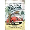 Obraz Postershop Plechová cedule: VW Life is Better at the Beach - 30x20 cm