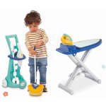 Upratovací vozík a vysávač Cleaning Trolley&Vacuum Cleaner Clean Home Écoiffier so žehliacou doskou a 10 doplnkami od 18 mes ECO2770-C – Sleviste.cz