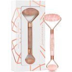 Crystallove 3D Rose Quartz Roller – Zboží Dáma