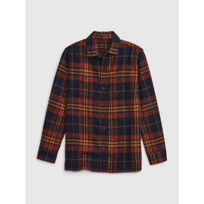 GAP LS Flannel chlapecká košile červená – Hledejceny.cz