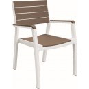 KETER HARMONY zahradní židle, 58 x 58 x 86 cm, bílá/cappuccino