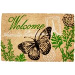 Home Elements Rohožka WELCOME motýlek béžová 40 x 60 cm – Zboží Mobilmania